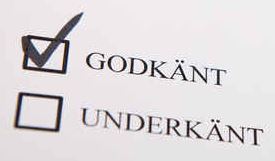 godkänt